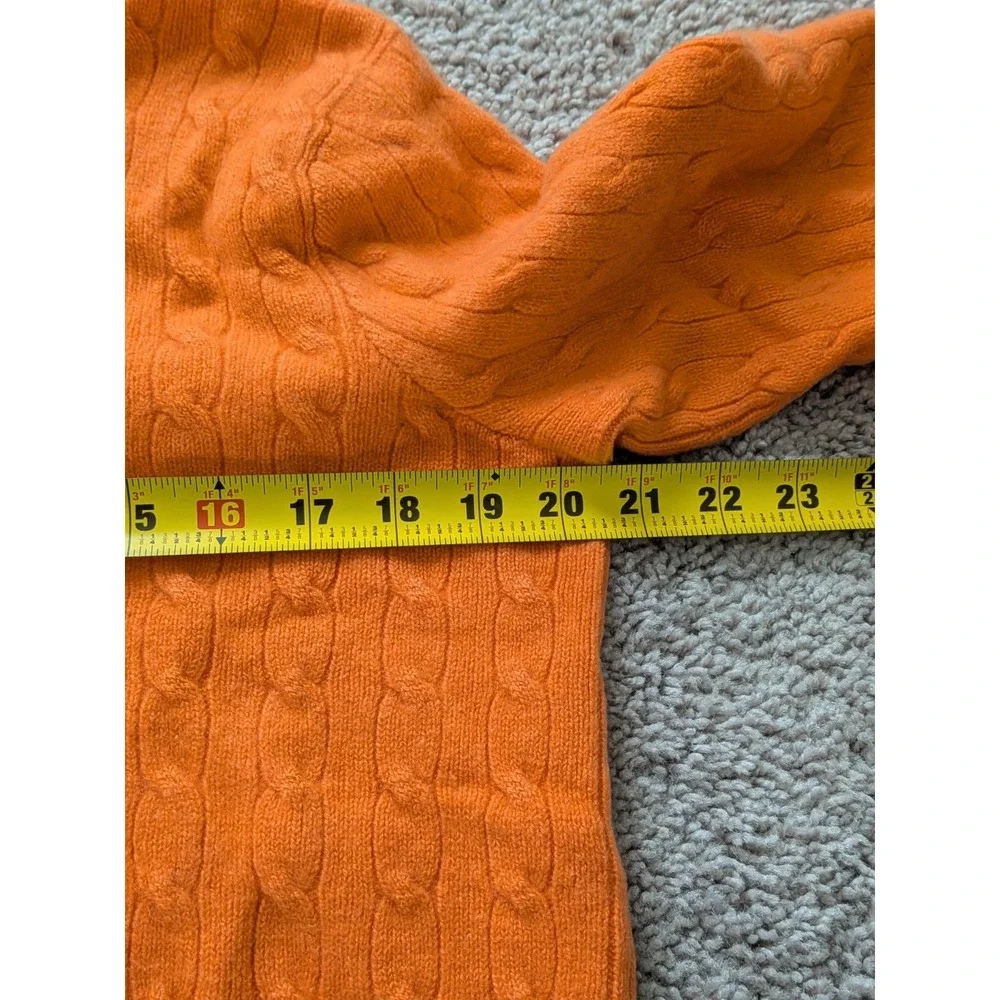 Vintage Polo Ralph Lauren Cashmere Sweater Mens XS/Small Cable Knit Crewneck 90s